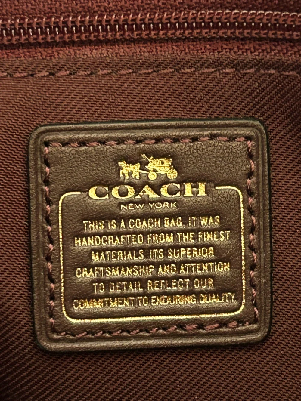 COACH Swagger Carryall 36488 OXBLOOD Pebble Leather Satchel Purse Bag Tote